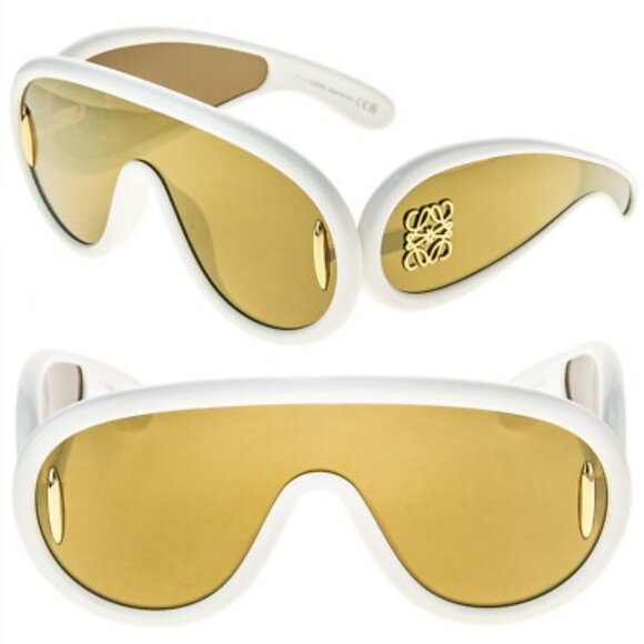 NEW LOEWE SUNGLASSES UNISEX MASK EYEWEAR LOEWE LW40108I 25G